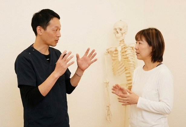 状態に合わせた施術計画の説明イメージ